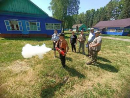 Огнеборцы села Красногорское всегда придут на помощь детям
