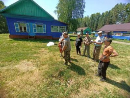 Огнеборцы села Красногорское всегда придут на помощь детям